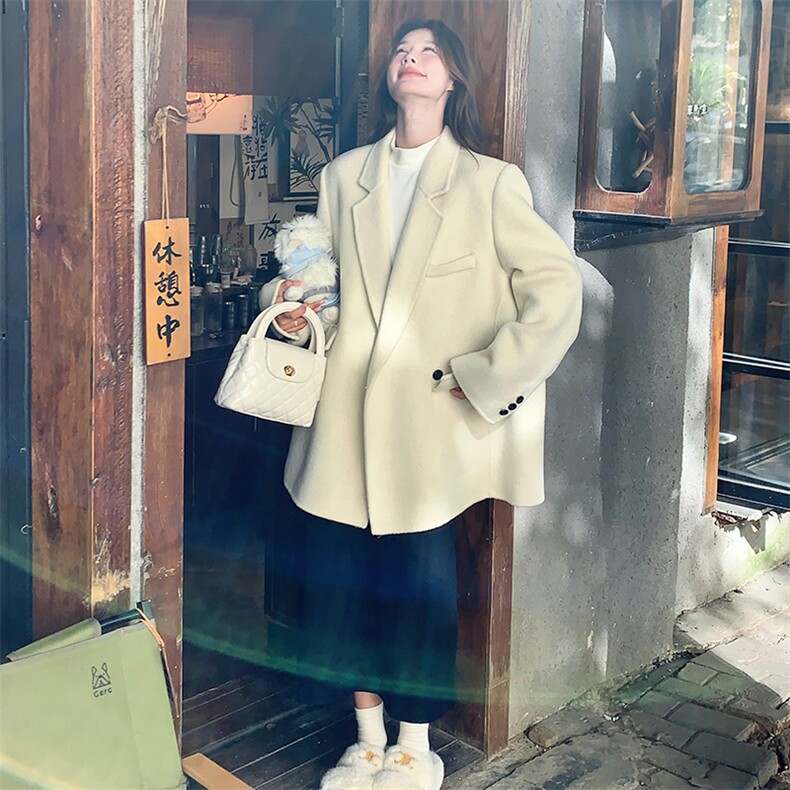 西装羊绒大衣1803P245控368,女装羊绒大衣,2C201