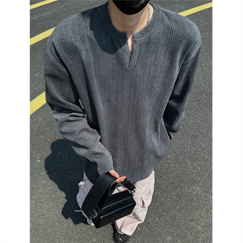 【图】V领高克重复合套头卫衣外套W985/特P23深灰8,女装短外套,电商A094