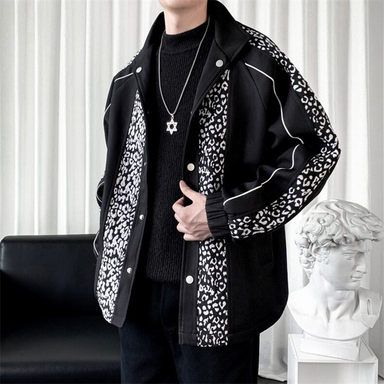 秋冬夹克男女小香风外套男棒球服男高街夜店潮装G68款P105爆景C，男装夹克，星座401