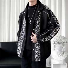 秋冬夹克男女小香风外套男棒球服男高街夜店潮装G68款P105爆景C，男装夹克，星座401