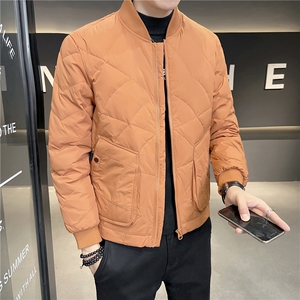 店主风冬季新款白鸭绒休闲羽绒服棒球领时尚保暖外套男8070-P160图片