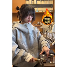 灰色加绒