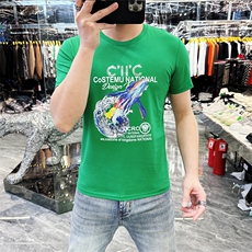 新款品质高端精品欧货夏季男T恤短袖潮流抖音A227B-A-737-P48，男装T恤，电商A227B（原钱塘4066-1）