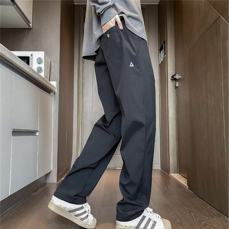 美式破坏线条直筒伐木工装裤男款春秋款2025新款修身男士休闲裤子,女装休闲裤,星座1210-1