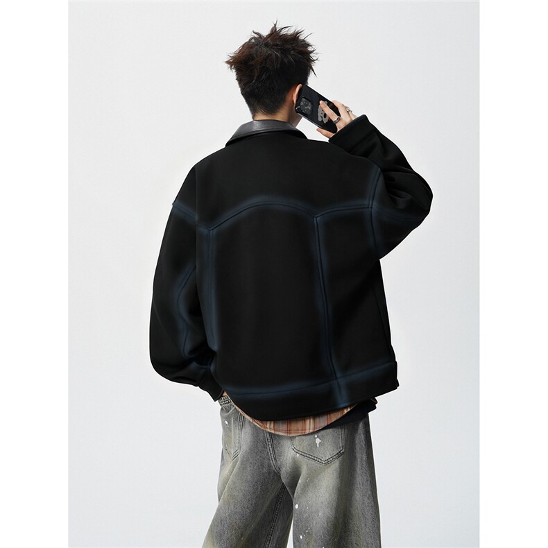 可二开美拉德复古工装夹克M-5XL大码美式底特律JK78117P98控158，男装夹克，星座226-1