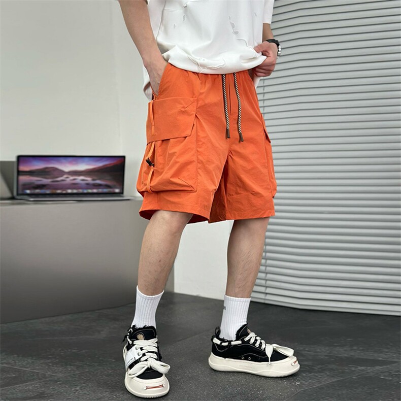 大口袋美式机能工装短裤男宽松运动休闲裤A329-K938-P48,男装牛仔裤,电商A329