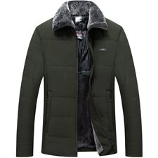 6803/P80中老年男装外套爸爸冬季棉服加绒加厚短款棉袄男，男装棉衣，星座1216（原钱塘722）