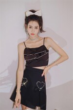 现货ceelphy夏季新款吊带上衣，女装背心吊带，ceelphy