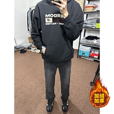 黑色加厚加绒