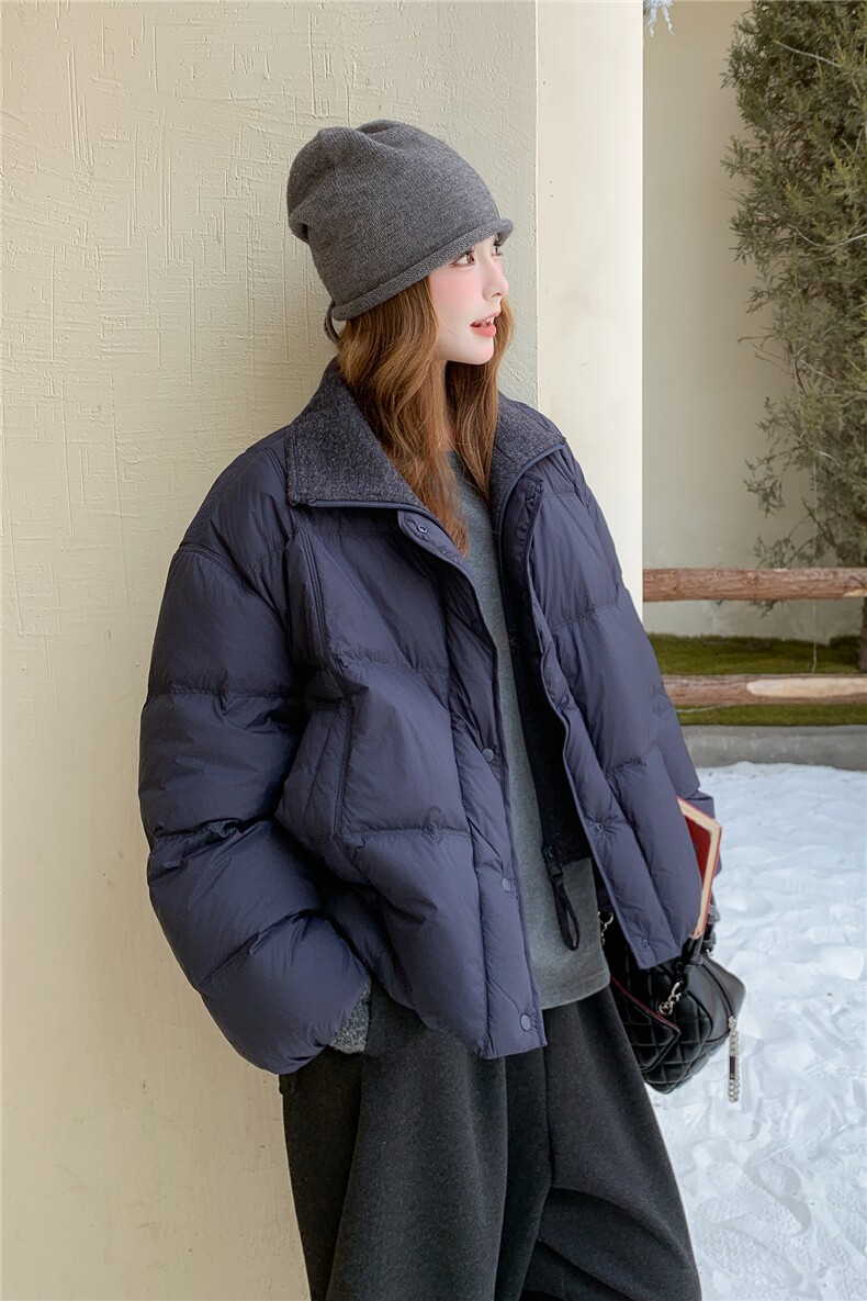 90白鸭绒时尚拼接假两件羽绒服2C32325913,女装羽绒服,2C323