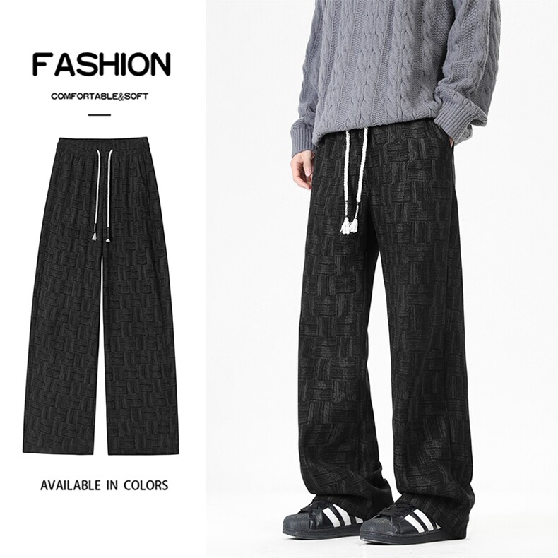 方格设计简约百搭时尚挺括休闲裤2310特批2249.9，男装休闲裤，星座718-1