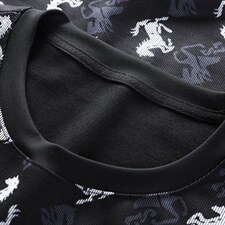 秋季休闲时尚长袖Polo衫男2023新款中年男印花圆领T恤ZLF-503-P75,男装T恤,电商B212（原钱塘6029）