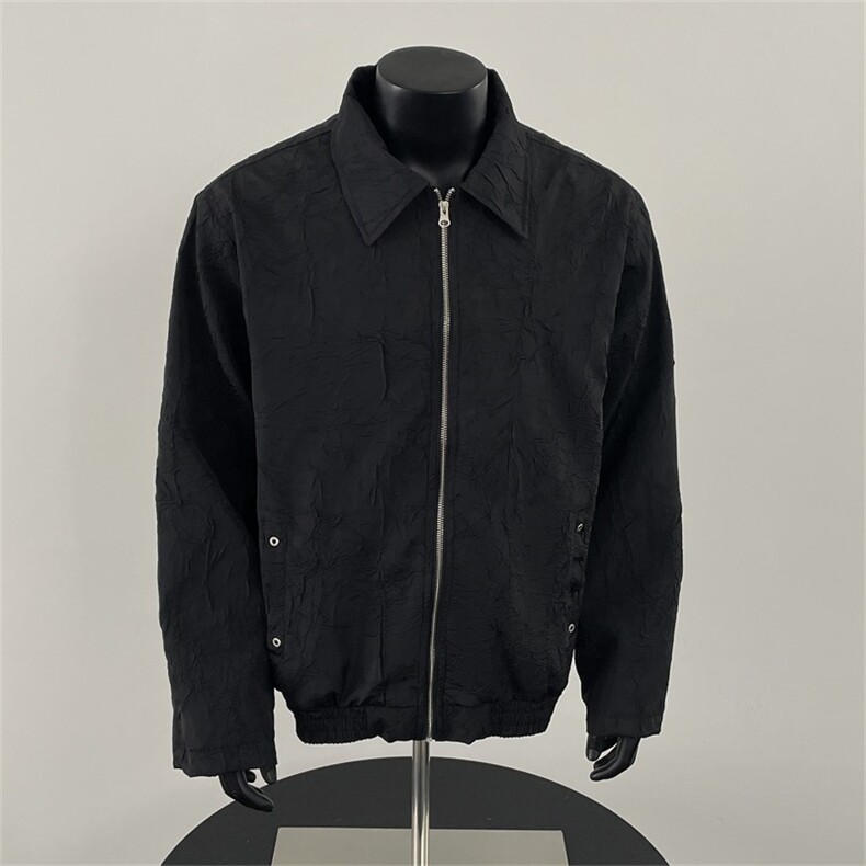 美式复古慵懒翻领褶皱工装夹克新款宽松百搭休闲外套AAM776P69，男装夹克，星座1013-5