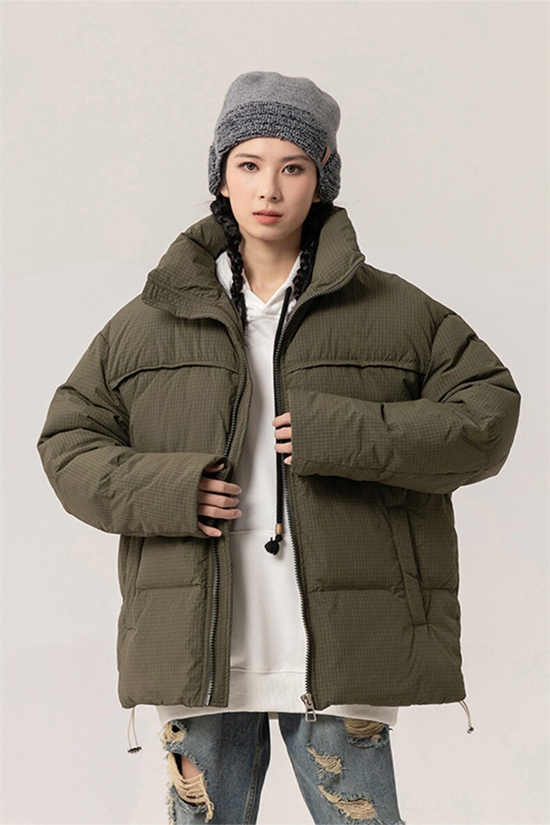 新标90白鸭绒简约休闲立领外套纯色加厚羽绒服ESY0212-P210,男装羽绒服,电商B306