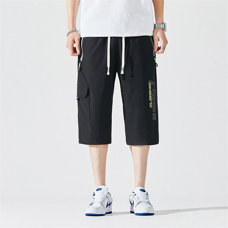 2025夏季新款男士七分裤时尚休闲马裤潮流男裤子KZ1076-P28,男装休闲裤,星座217-4