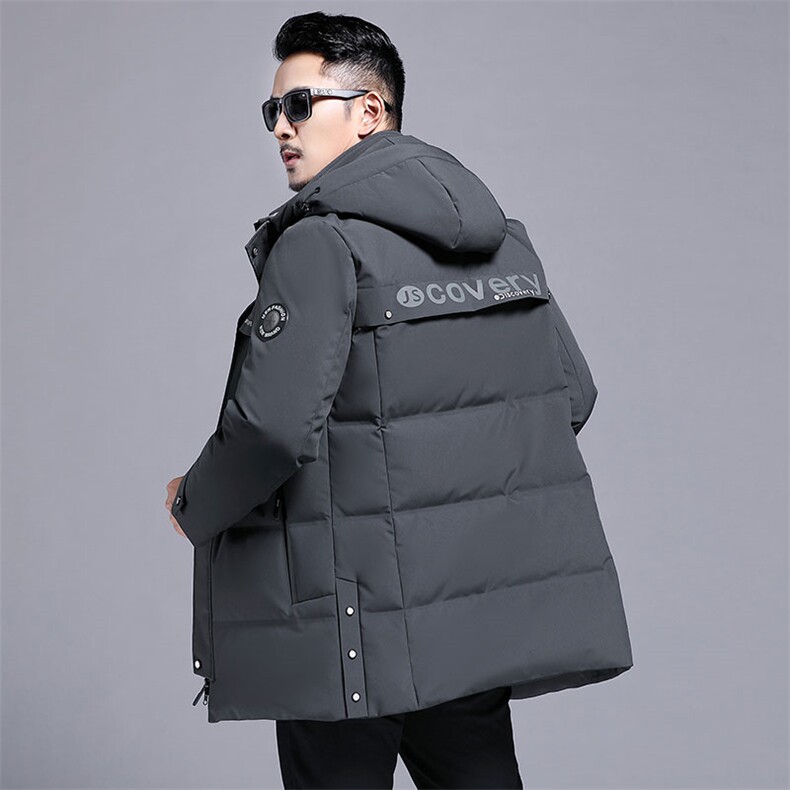 B2176钱塘2020-3冬季继续90白鸭绒连帽羽绒服男装羽绒服P270,男装羽绒服,钱塘207-3