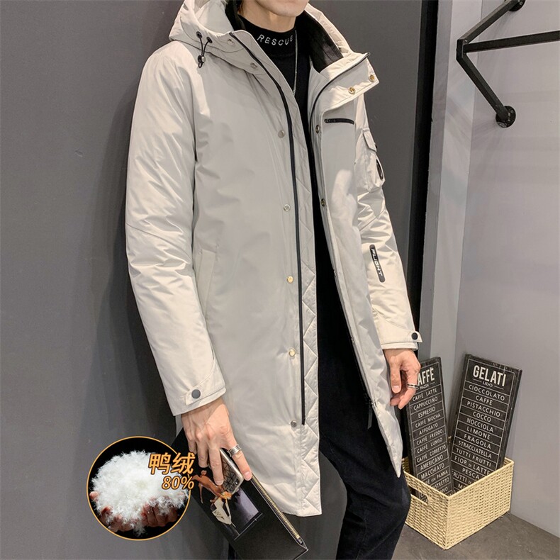 男士羽绒服2020冬季新款韩版中长款潮牌外套DS581T,男装羽绒服,电商A102