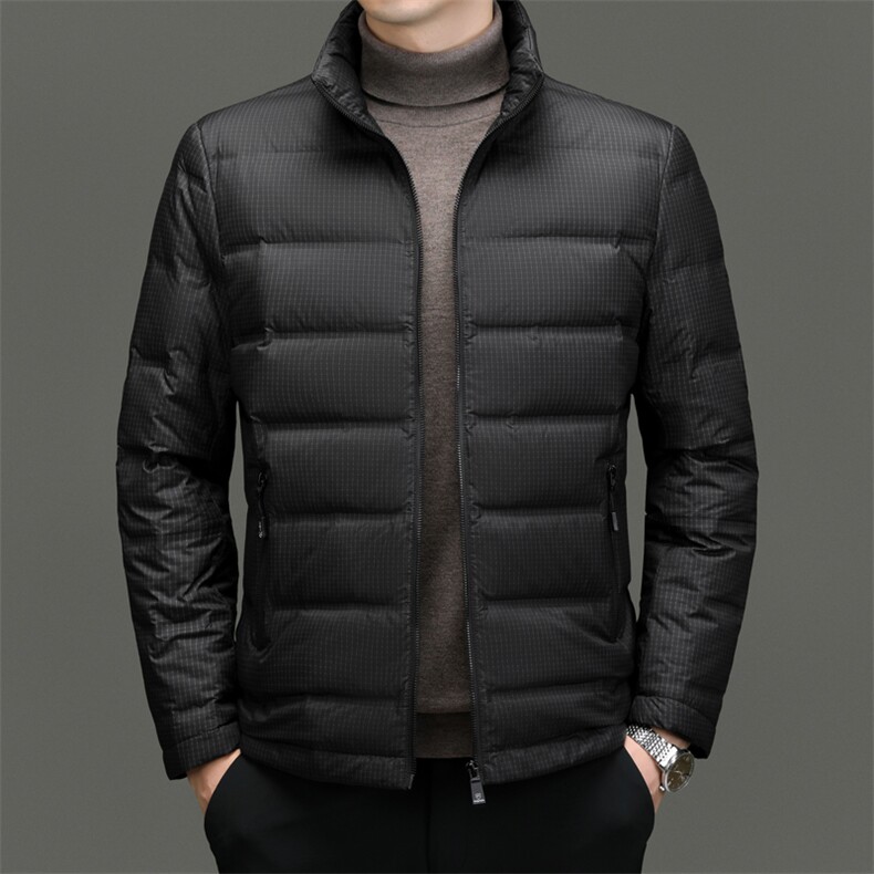 BN23306钱塘2020-2冬季时尚休闲厚款中年男士90鸭绒羽绒服P150,男装羽绒服,钱塘207-2