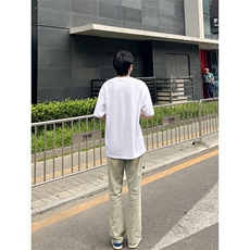 B221美式ins高街小众百搭纯色微喇牛仔裤LK22087-P55控78，男装牛仔裤，电商B221