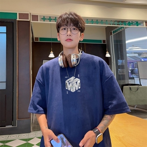 麂皮绒！重磅麂皮绒短袖t恤男JPDX205-特P 19 控38图片