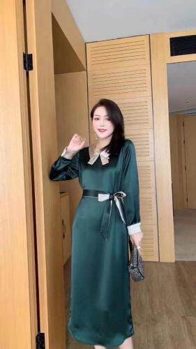 2021春装醋酸新款连衣裙，女装连衣裙，恋语随风