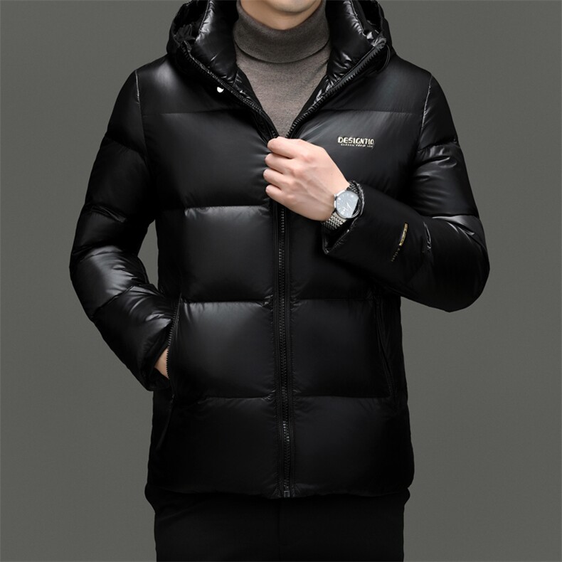 男装羽绒服YR3523主推2025冬现货继续充绒量：166g黑金活帽,男装羽绒服,钱塘207-1