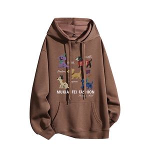 得物供货、复合重磅420克现货连帽卫衣宽松HD019-1-HML311-特P45图片
