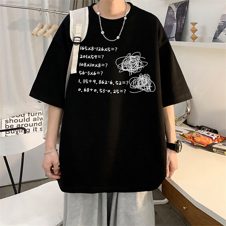 抖音得物二开现货供应220克夏装重磅美式高街宽松短袖t恤MT59图片