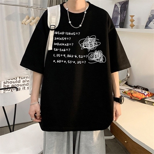 抖音得物二开现货供应220克夏装重磅美式高街宽松短袖t恤MT59图片