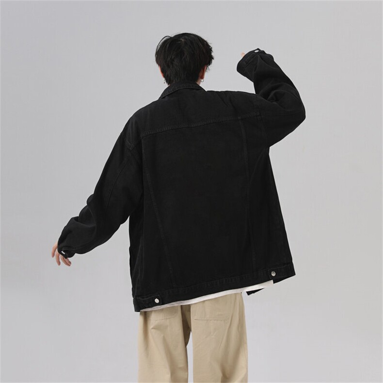 潮流春百搭牛仔夹克男士2025新款上衣韩版宽松帅气外套JK773-P65,男装夹克,星座1103-3