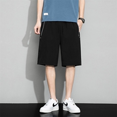 205-M-5XL短裤男夏季薄款男装运动休闲潮牌五分裤宽松大裤衩裤子，男装牛仔裤，星座1204