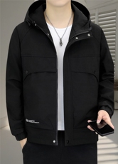 春季新款男士外套青年连帽百搭潮流帅气工装夹克YS9937-P95，男装夹克，星座1105-3
