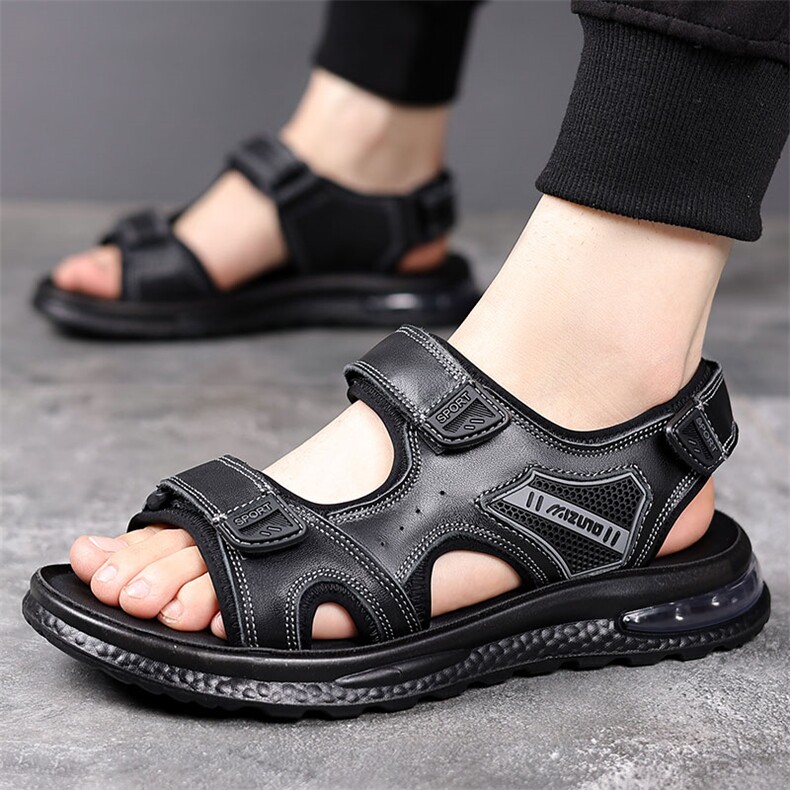 X4045-P135凉鞋男运动夏季休闲沙滩鞋男式气垫防滑户外凉拖鞋，男鞋凉鞋，星座1407-3