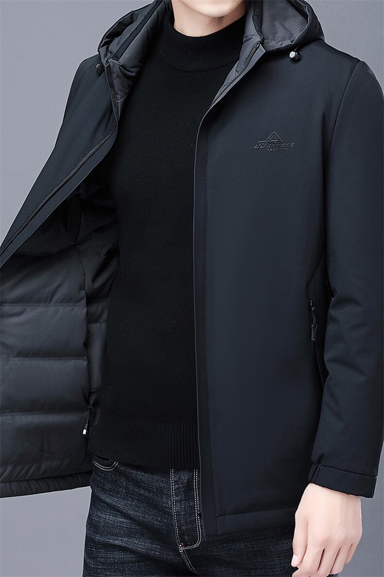 AN9196钱塘2020-3秋冬新款连帽男士羽绒服商务休闲男装外套P268,男装羽绒服,钱塘207-3