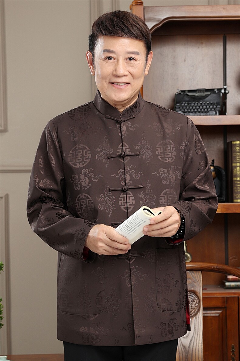 2024高品质主推秋款风唐装外套男装中老年中式复古盘扣夹克,男装夹克,钱塘723
