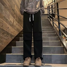 美式条纹三条杠冰丝速干冲锋裤男夏季降落伞兵裤子骑行户外登，男装休闲裤，星座218-1（原230）