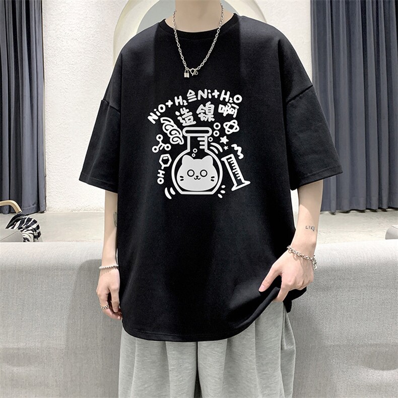 230g重磅纯棉短袖t恤男大码半袖半截袖 DX17421-P20图片
