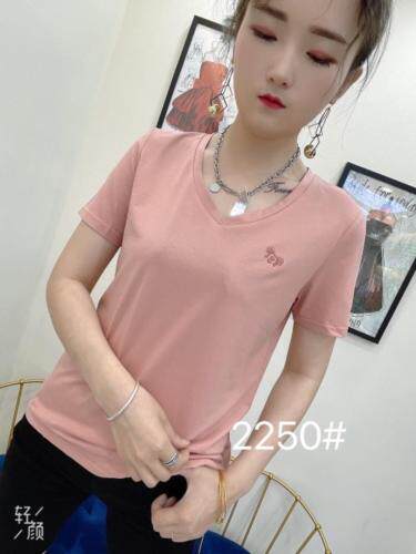 夏季新款超舒棉T，女装，云落伊里