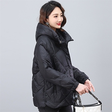 2025冬季时尚简约优雅休闲潮流轻盈保暖羽绒服，女装羽绒服，独衣靓