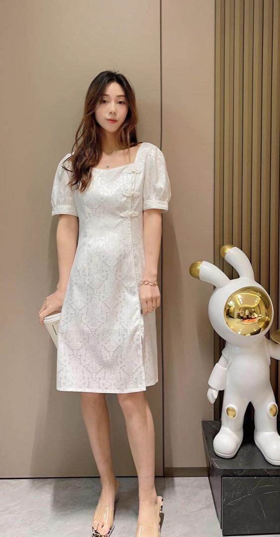 【现货】夏装连衣裙经典旗袍连衣裙，女装连衣裙，倾城伊人