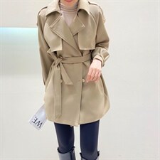 【新款1155】 金扣风衣，女装风衣，她她蜜制