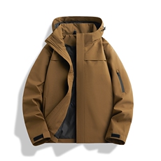 新款男女高品质户外登山服青少年学生冲锋衣夹克外套HS6606，男装夹克，星座1206（原A206）