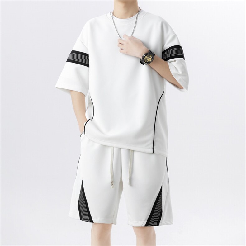 新款休闲夏季套装,男装休闲套装,星座1106-2（原1111B）