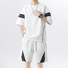 新款休闲夏季套装，男装休闲套装，星座1106-2（原1111B）