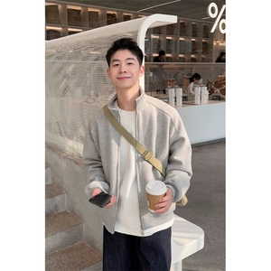 现货网图双拉链立领开衫clean fit 卫衣外套男女WT31-特P58图片