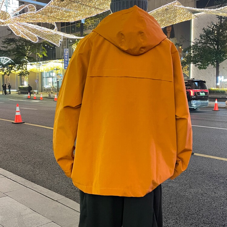 防风防水美式机能冲锋衣外套男女春秋季潮高街潮牌百搭情侣夹克,男装风衣,星座218-8