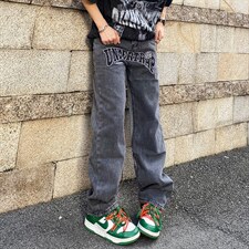 牛仔裤男夏季潮大码休闲裤子高街设计刺绣B13P50，男装牛仔裤，星座1116-2