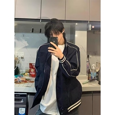 现货春秋季夹克外套新款夹克中性休闲外套男女休闲百搭运动外套，男装夹克，四季星座505