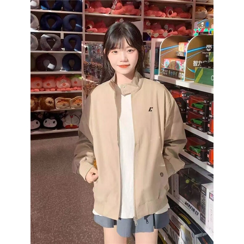 WE1757-P50 新款外套春秋百搭宽松工装休闲情侣夹克图片