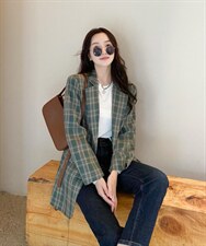 香丽迪秋装新款格子西装，女装西装，香丽迪1